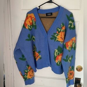 Floral Print Cardigan